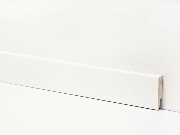 Equipped Sockelleiste 70mm 0039 Weiss (Weimarer Leiste)